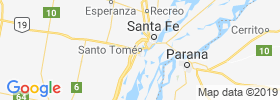 Santo Tome map